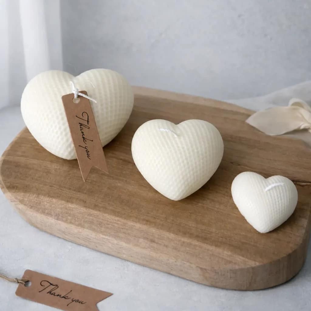 Świeca sojowa serce średnie