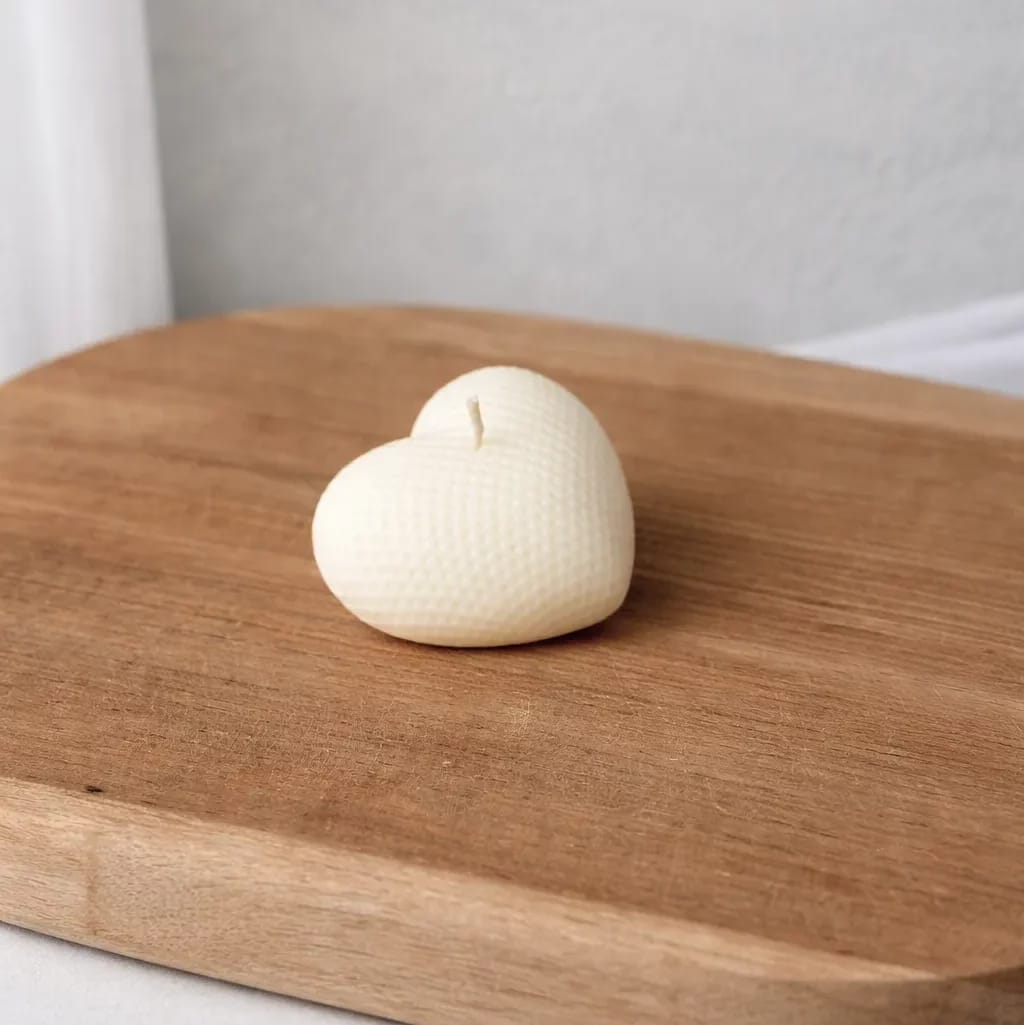 Świeca sojowa serce małe