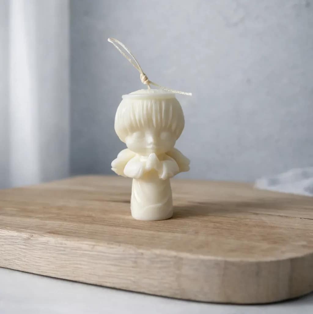 Świeca sojowa I Komunia chłopiec