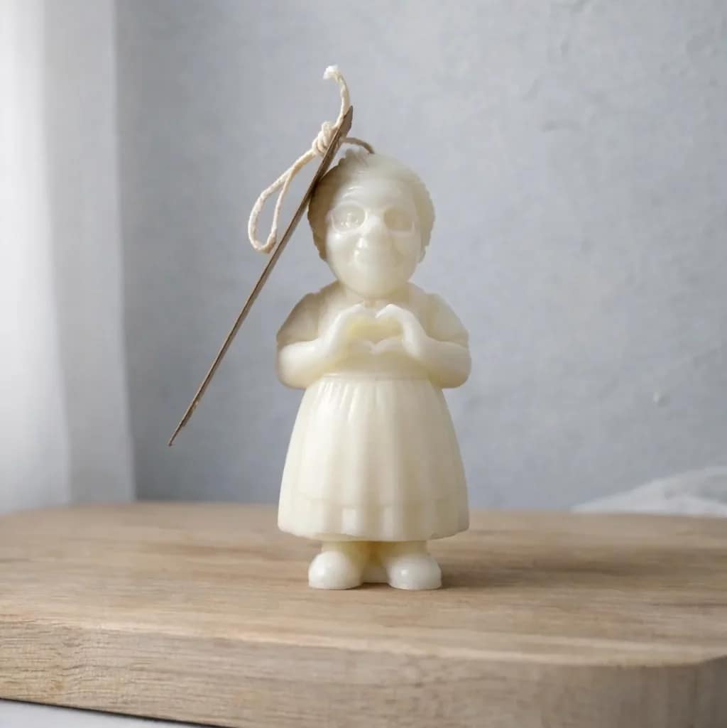 Świeca sojowa Babcia z sercem